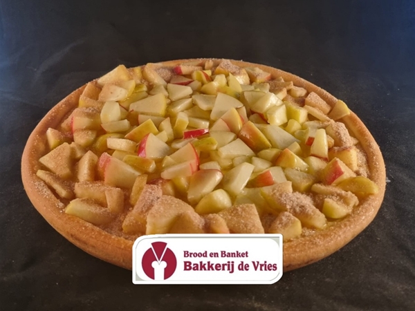 bourgondische appelvlaai 10/12 pers