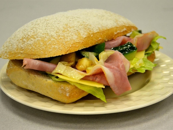 ciabatta ham/kaas